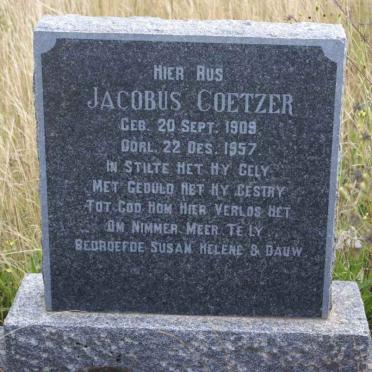 COETZER Jacobus 1909-1957