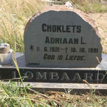CHOKLETS Adriaan L. 1921-1991