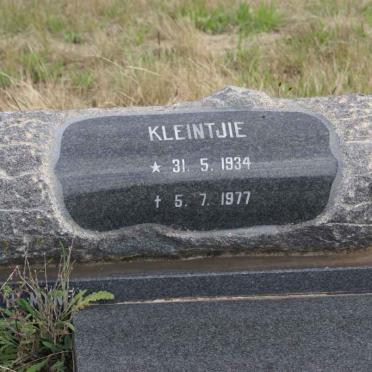 FICK Danie 1932-1973 &amp; Kleintjie 1934-1977  