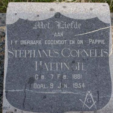 HATTINGH Stephanus Cornelis 1881-1954