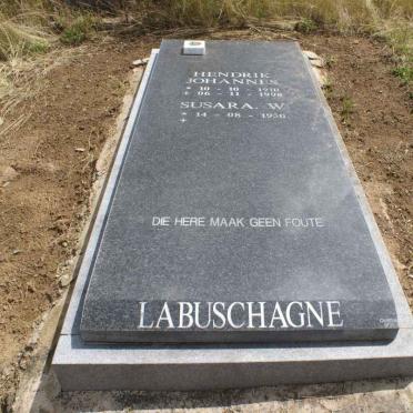 LABUSCHAGNE Hendrik Johannes 1910-1998 &amp; Susara W. 1930- 