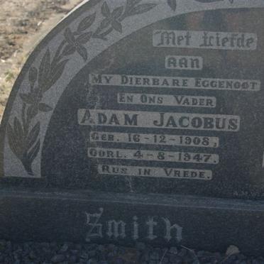 SMITH Adam Jacobus 1908-1947