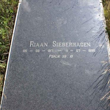 SIEBERHAGEN Riaan 197?-1995
