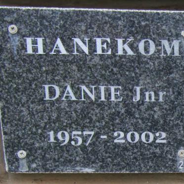 HANEKOM Danie 1957-2002