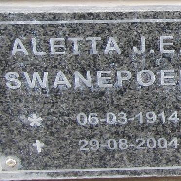 SWANEPOEL Aletta J.E. 1914-2004
