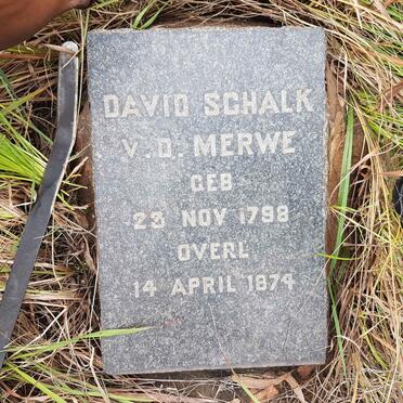 MERWE David Schalk, v.d. 1798-1874