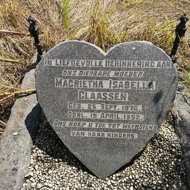 CLAASSEN Magrietha Isabella 1876-1952