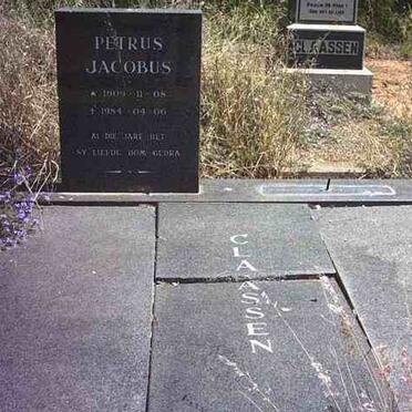 CLAASSEN Petrus Jacobus 1909-1984 &amp; Georgina Fredrika DANHAUSER 1907-1998