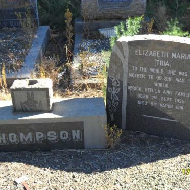 THOMPSON Elizabeth Maria 1925-1991