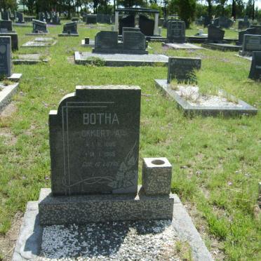 BOTHA Okkert A. 1885-1965