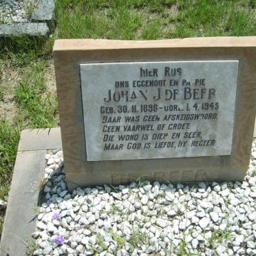 BEER Johan J., de 1896-1945