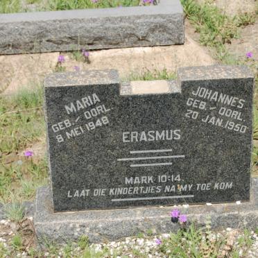 ERASMUS Maria 1948-1948 :: ERASMUS Johannes 1950-1950
