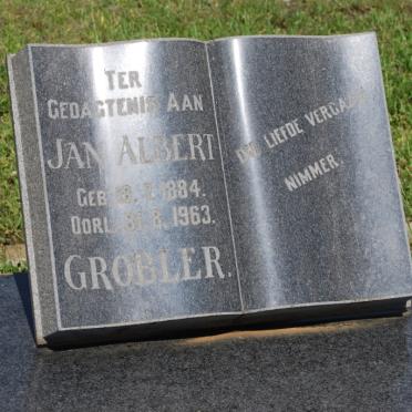 GROBLER Jan Albert 1884-1963