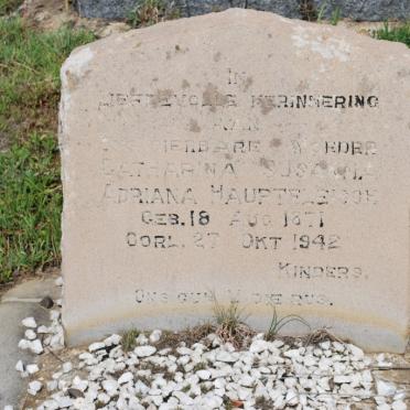 HAUPTFLEISCH Catharina Susanna Adriana 1871-1942
