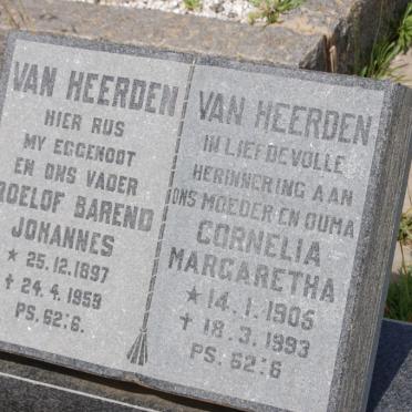HEERDEN Roelof Barend Johannes, van 1897-1959 &amp; Cornelia Margaretha 1905-1993 