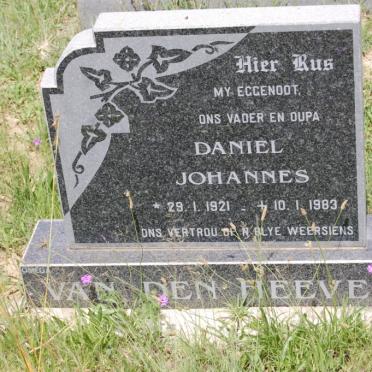 HEEVER Daniel Johannes, van den 1921-1983
