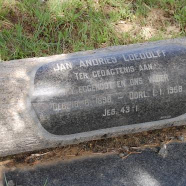 LOEDOLFF Jan Andries 1898-1958