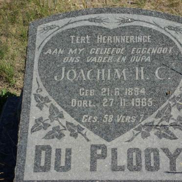PLOOY Joachim H.C., du 1894-1965