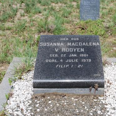 ROOYEN Susanna Magdalena, v. 1901-1979