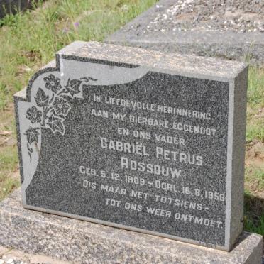 ROSSOUW Gabriël Petrus 1909-1958