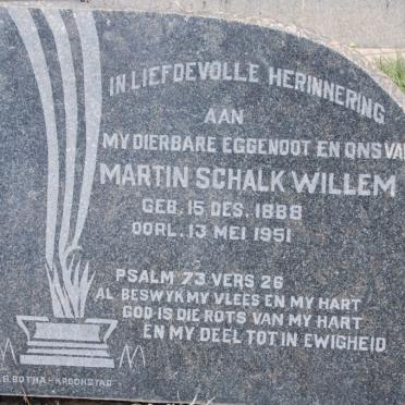 ? Martin Schalk Willem 1888-1951
