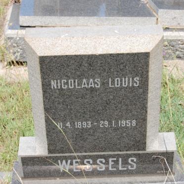 WESSELS Nicolaas Louis 1893-1958