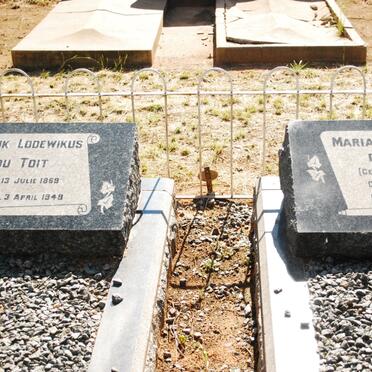 TOIT Hendrik Lodewikus, du 1869-1948 &amp; Maria Susanna LAMBRECHTS 1868-1941