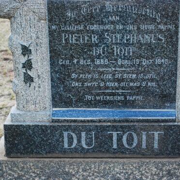 TOIT Johannes Stephanus, du 1882-1954