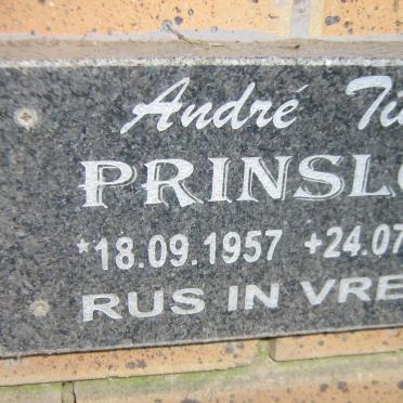 PRINSLOO André Tinus 1957-2013