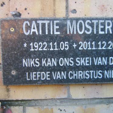MOSTERT Cattie 1922-2011