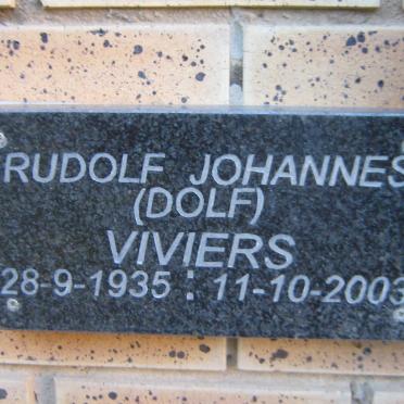 VIVIERS Rudolf Johannes 1935-2003