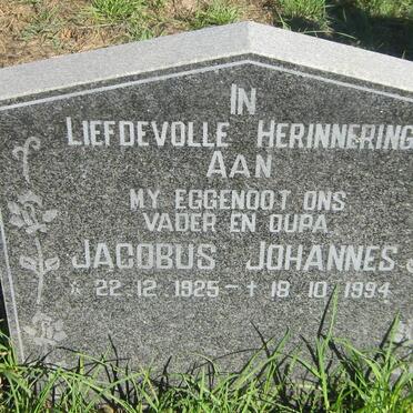 BREEDT Jacobus Johannes 1925-1994