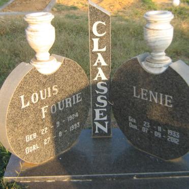 CLAASSEN Louis Fourie 1924-1993 &amp; Lenie 1933-2012