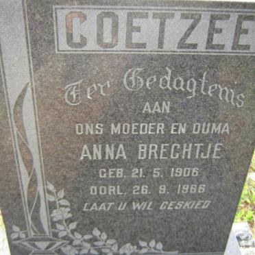 COETZEE Anna Brechtje 1906-1966