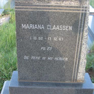 CLAASSEN Mariana 1952-1967