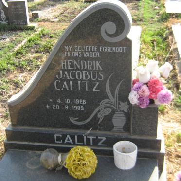 CALITZ Hendrik Jacobus 1926-1989