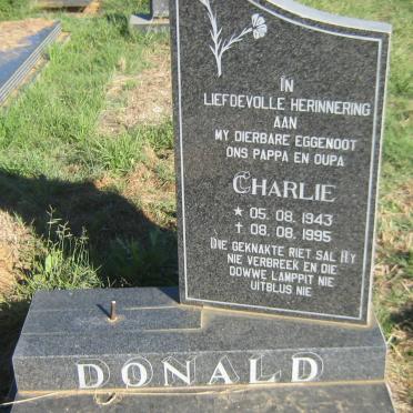 DONALD Charlie 1943-1995