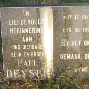 DEYSEL Paul 1973-1993