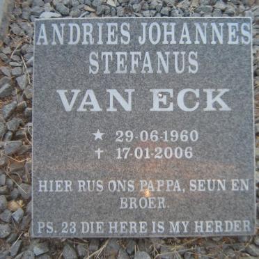 ECK Andries Johannes Stefanus, van 1960-2006 &amp; Amanda 1964-1991