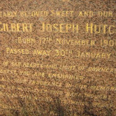 HUTCHING Gilbert Joseph 1906-1968