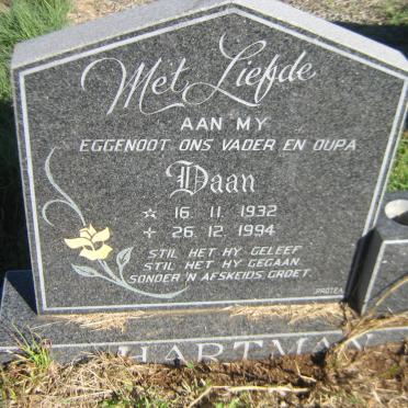 HARTMAN Daan 1932-1994