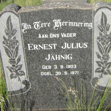 JAHNIG Ernest Julius 1903-1971