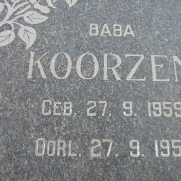 KOORZEN Baba 1959-1959