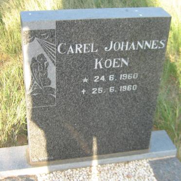 KOEN Carel Johannes 1960-1960