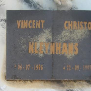 KLEYNHANS Vincent Christo 1996-1997