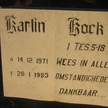 KOCK Karlin 1971-1983