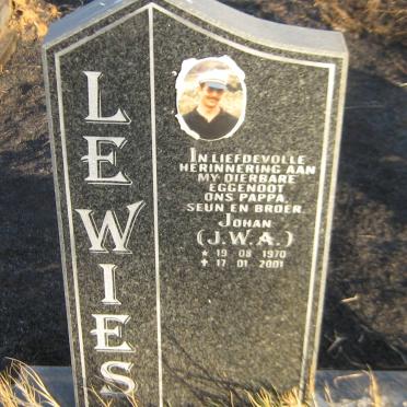LEWIES J.W.A. 1970-2001