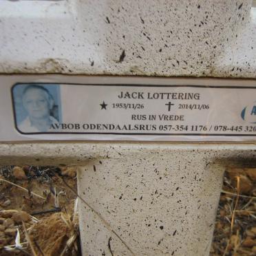 LOTTERING Jack 1953-2014