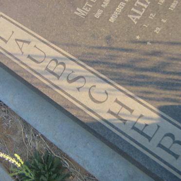 LAUBSCHER Alta 1931-1993