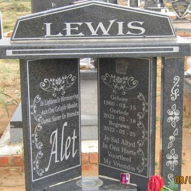LEWIS Alet 1960-2022